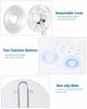 Xiaomi Foldable Mini USB Table Fan 3 Adjustable Speed Battery Powered Cooling Fan For Bed Indoor Outdoor 2026 New Portable Fan