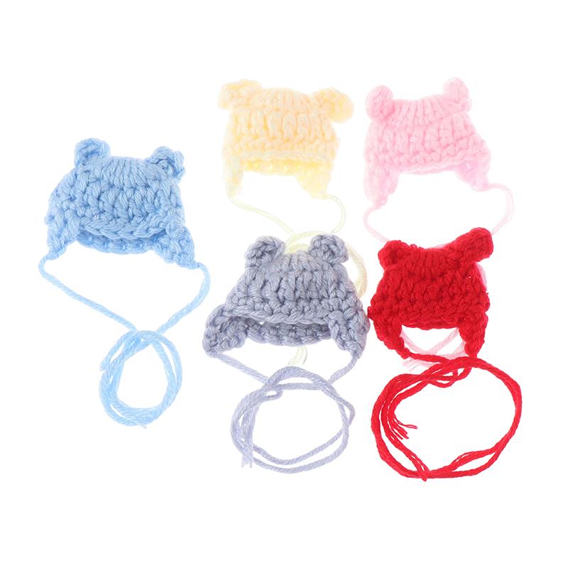 1/12 кукольный домик миниатюра милая вязаная шапочка шапка микро сцены аксессуары кукольные украшения