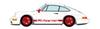 VISION 143 Porsche 911 (964) Carrera RS 1992 БелыйКрасная полоса Готовое изделие
