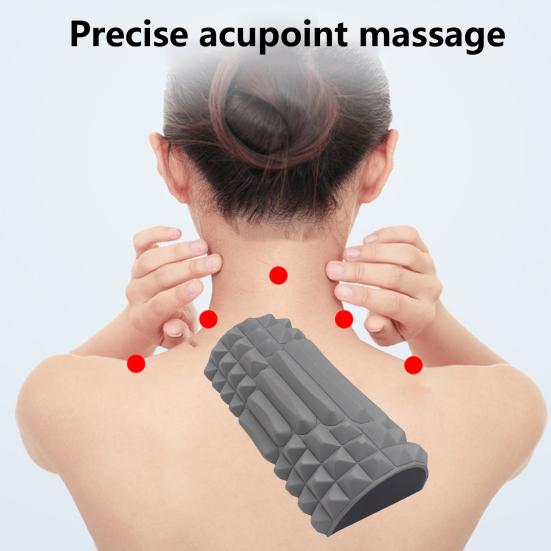Массажная подушка Прочная терапевтическая подушка для снятия усталости шейного отдела позвоночника, расслабляющая массажная подушка для шеи для дома