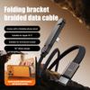 240 Вт быстрая зарядка двойной Type C плетеный цинковый сплав кабель данных подходит для планшетных телефонов Угловой кабель быстрой зарядки Для iPhone 15 16 17 pro max кабель