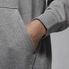 Jordan Brooklyn Comfortable Soft Pullover Hooded Long Sleeve Sweatshirt Men sweatshirt Gray FV7283-091