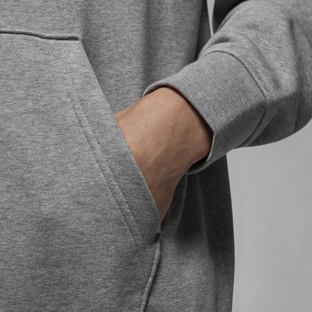 Jordan Brooklyn Comfortable Soft Pullover Hooded Long Sleeve Sweatshirt Men sweatshirt Gray FV7283-091