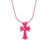 Vintage Crucifix Religious Punk Pendant Amulet Cross Necklace Pvc
