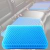 Сотовидный гелевый дышащий чехол для сиденья, охлаждающий, двойной толщины, коврик-подушка для сидения