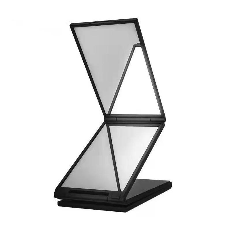 4-стороннее зеркало 360 градусов ручное настольное портативное складное зеркало для макияжа для самостоятельной стрижки волос зеркало для макияжа косметический инструмент