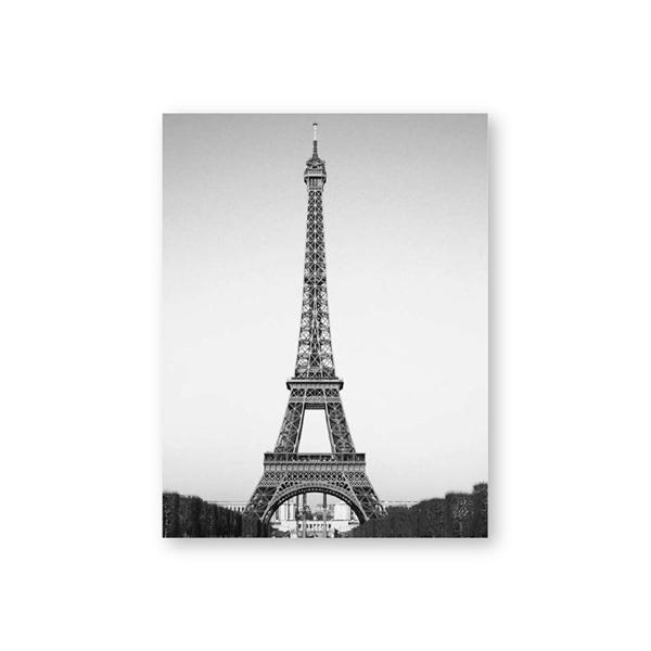 Eiffel Tower Decor Canvas Paintings Poster French Paris Wall Art Prints Black and White Paris Landscape Pictures Wall Decor