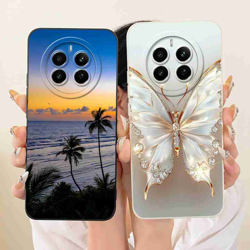 Чехол для Realme 12 Pro 5G, цветная цветочная задняя крышка, мягкий силиконовый чехол для телефона для Realme 12 Realme12 Pro RMX3842 Сумки Coque Capa