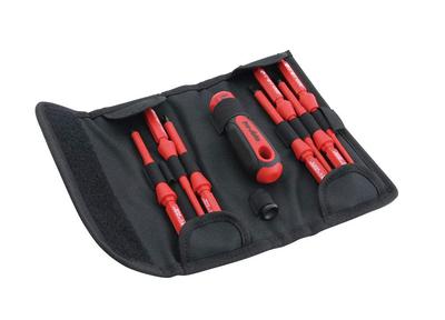 Сменный набор изолированных отверток Fabric Pro-Auto PA-ESD9S 9 предметов (с чехлом)