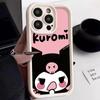 Чехол для телефона Kuromi для iPhone 14, 15 Pro Max, 16 Pro, 17 Серии