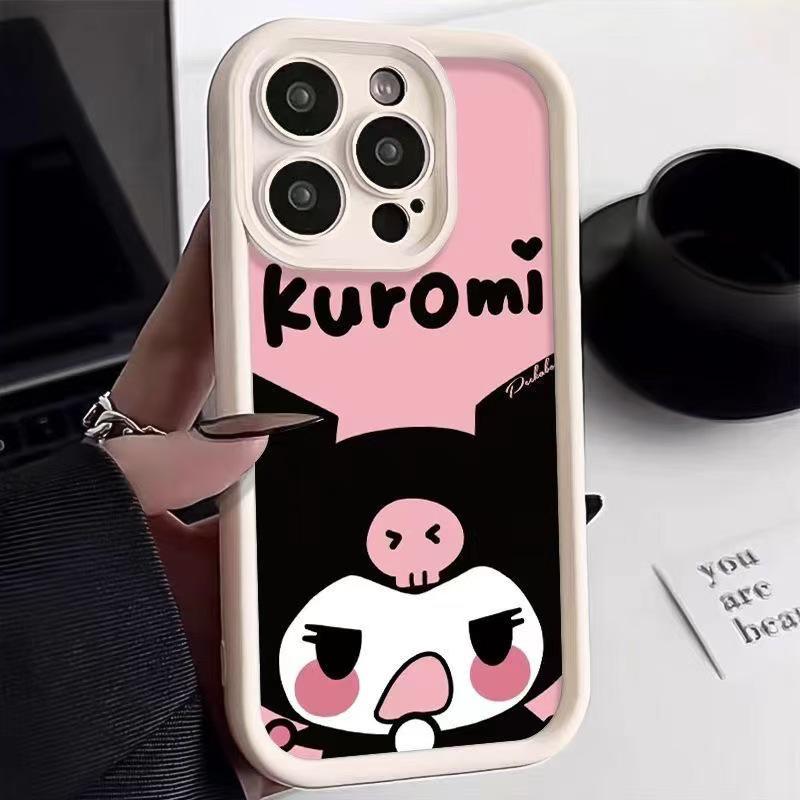 Чехол для телефона Kuromi для iPhone 14, 15 Pro Max, 16 Pro, 17 Серии