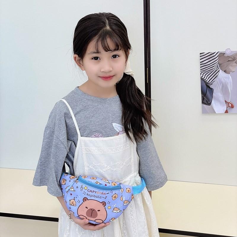 Детская легкая нейлоновая поясная сумка для детского сада, приключений на открытом воздухе и повседневных милых нарядов