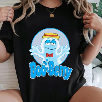 Kaws x Boo Berry Синий Монстр Футболка Топы Футболки Унисекс Новая