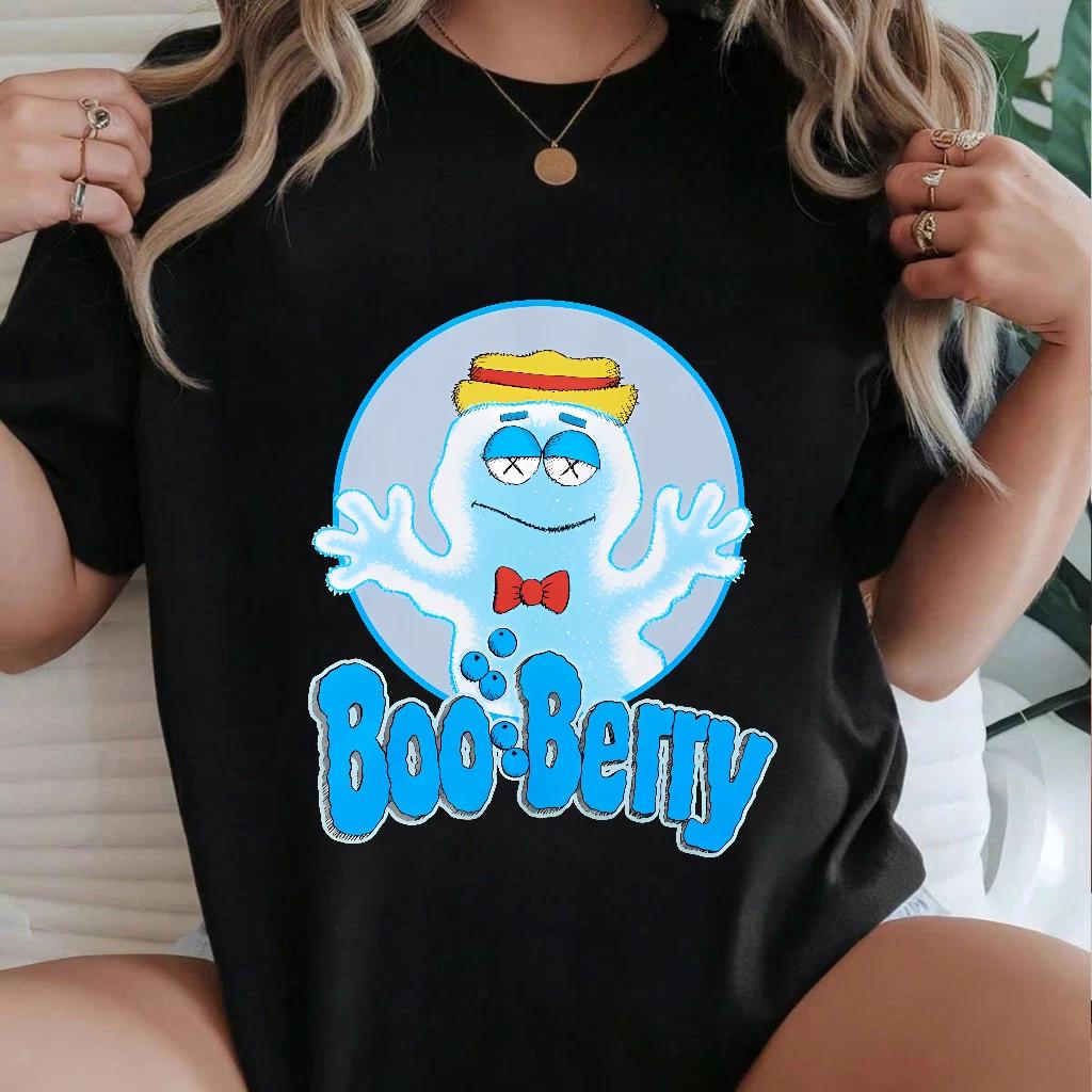 Футболка Kaws x Boo Berry Синий Монстр Новая