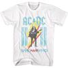 AC/DC Кто Сделал Кто White Rock and Roll Music Band Футболка Топы Футболки Мужские Женские Унисекс