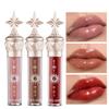 High-shine Glossy Lipstick with Hyaluronic Acid for Moisturizing and Plumping