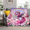 Magical Unicorn Fantasy Blanket Flannel Blanket Throw Blanket Sofa Cover Blanket Soft Premium Blanket Picnic Blanket Tv Blanket Gifts