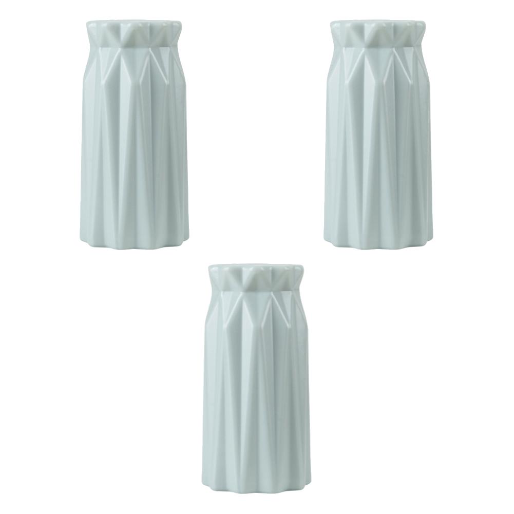 Пластиковая ваза для сухих цветов, простая ваза в скандинавском стиле, декоративная современная ваза для цветов, универсальный настольный цветочный горшок для домашнего офиса