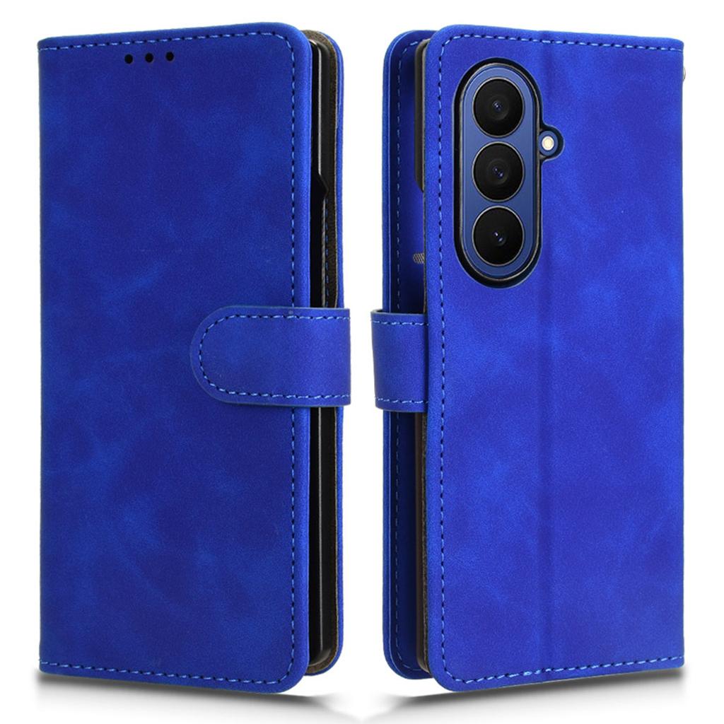 Для Samsung Galaxy Z Fold7 5G Кожаный чехол с эффектом кожи Противоударный Чехол-кошелек Книжка для телефона