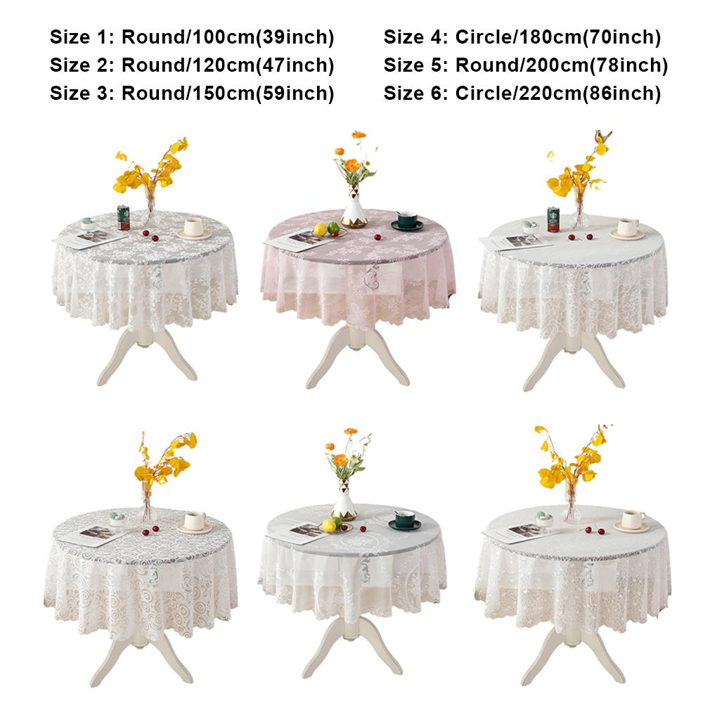 Easy Wash And Durable Round Tablecloth In Variety Of Patterns And Sizes Table Cover Sizes Available