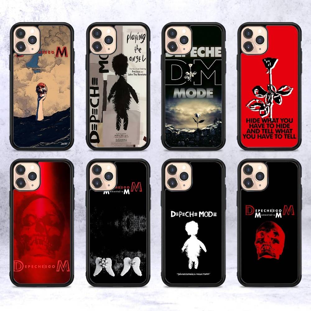 Крутой чехол для телефона в стиле Rock D-Depeche Для iPhone 16 Pro Max 15 14 Plus 14 13 12 11 17 PC+TPU Чехлы Задняя крышка