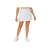 Classic Skort Solid Color Elastic Waist Classic Quick-Dry Pleated Casual Skirt Women Skirts White 2042A299-100