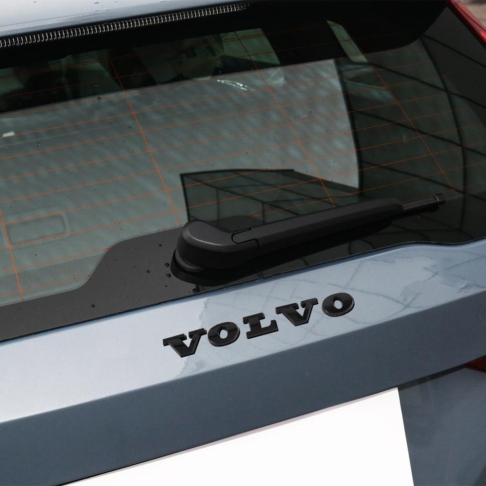 1 шт. 3D пластиковый значок на багажник автомобиля с буквами Volvo, эмблема, наклейка, наклейка для volvo S80L XC60 XC90 S60 S80 V40, аксессуары, стайлинг