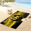 Custom Name,BSC Young Boy Print Beach Towel, Large Soft Quick Dry Towel for Beach Camping Swimming