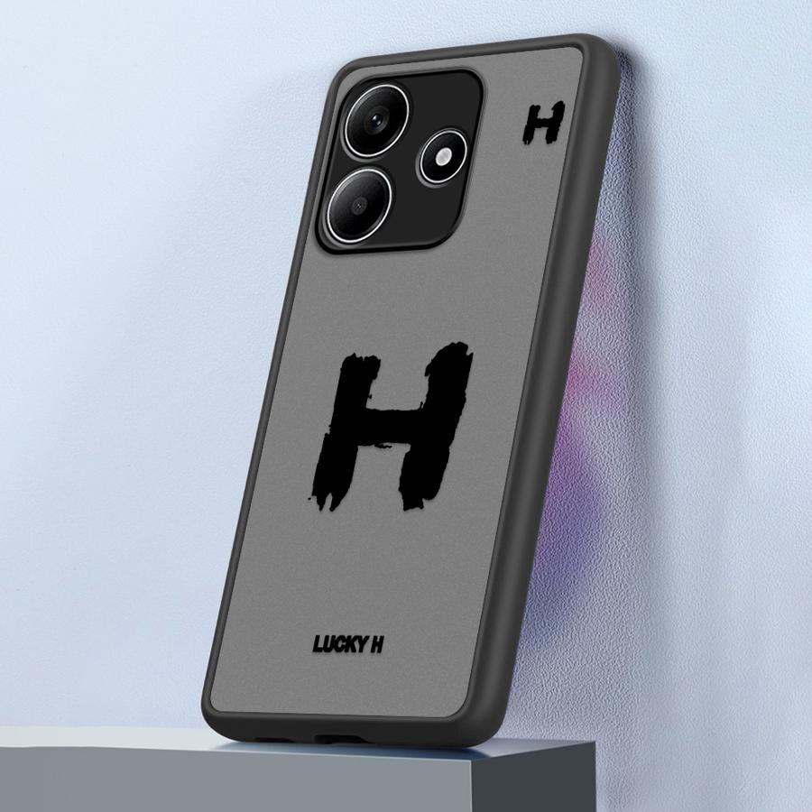 Чехол-накладка для телефона Funda Back для Xiaomi Redmi Note 14 13 Pro Plus 13C 11 10 A4 9S 14C 12 Счастливая буква
