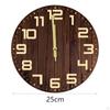 Деревянные настенные часы маленькие бесшумные модные креативные круглые часы без звука для кухни в помещении