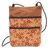 Persimmon Tannin Dyed Made In Zipper [creareki] Pochette, Canvas, Japan, Ladies, Seniors, Lightweight, KS-115 (Small Liberty/Red Shell)