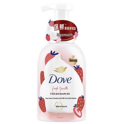 Пена для ванны Dove Сладкая клубника и овсяное молоко