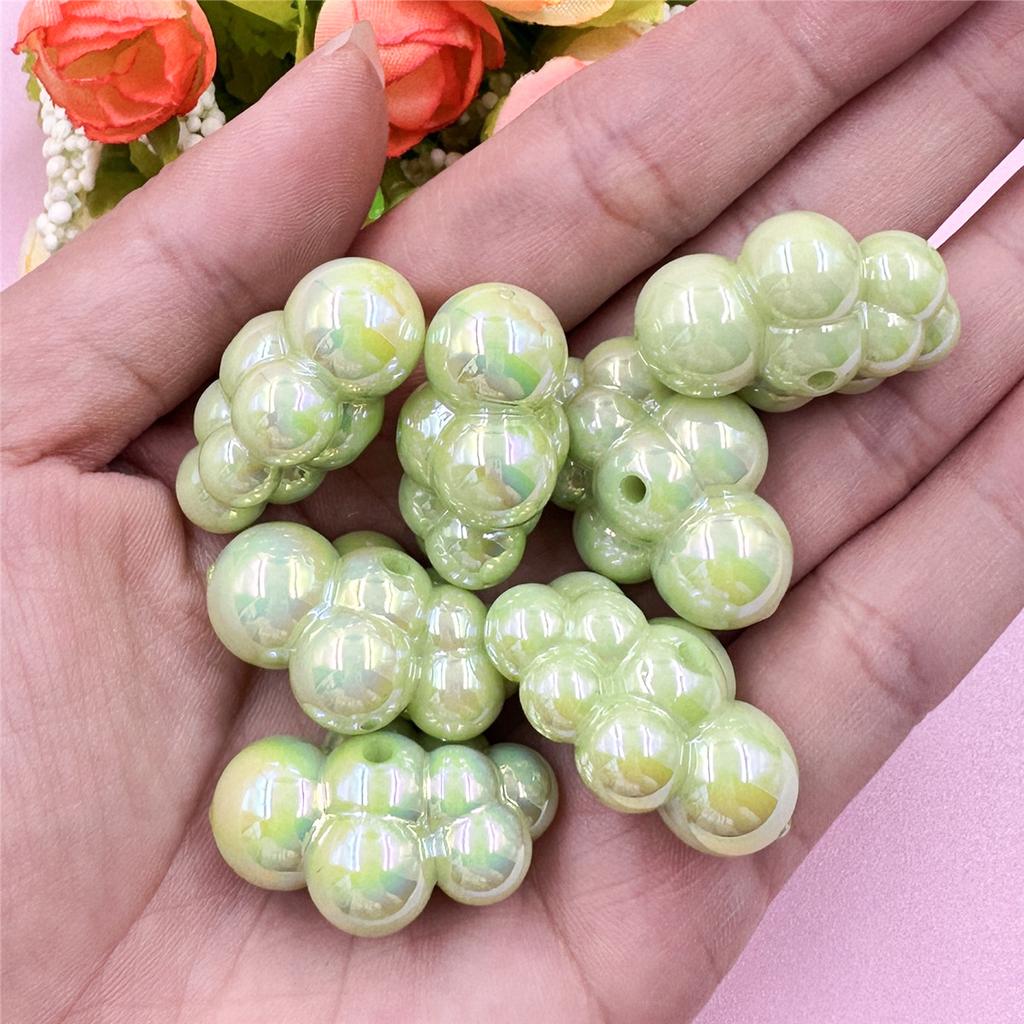 Home Party Supplies Grape DIY Acrylic Jewelry Accessories Fashion Beads 29mm 7Pcs