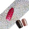 Glitter Nail Art Full Tips DIY Cobweb Nail Foils Transfer Polish Sticker Nail Decals