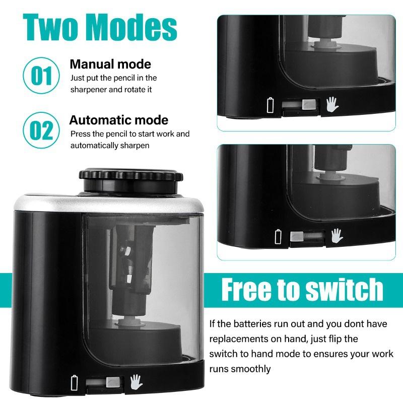 НОВАЯ электрическая точилка для карандашей, автоматический сенсорный переключатель, карандаш, самолет, школа, офис, классные принадлежности