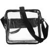 Transparent Single Shoulder Bag Travel Storage Shopping Bag Shoulder Crossbody Bag for Women