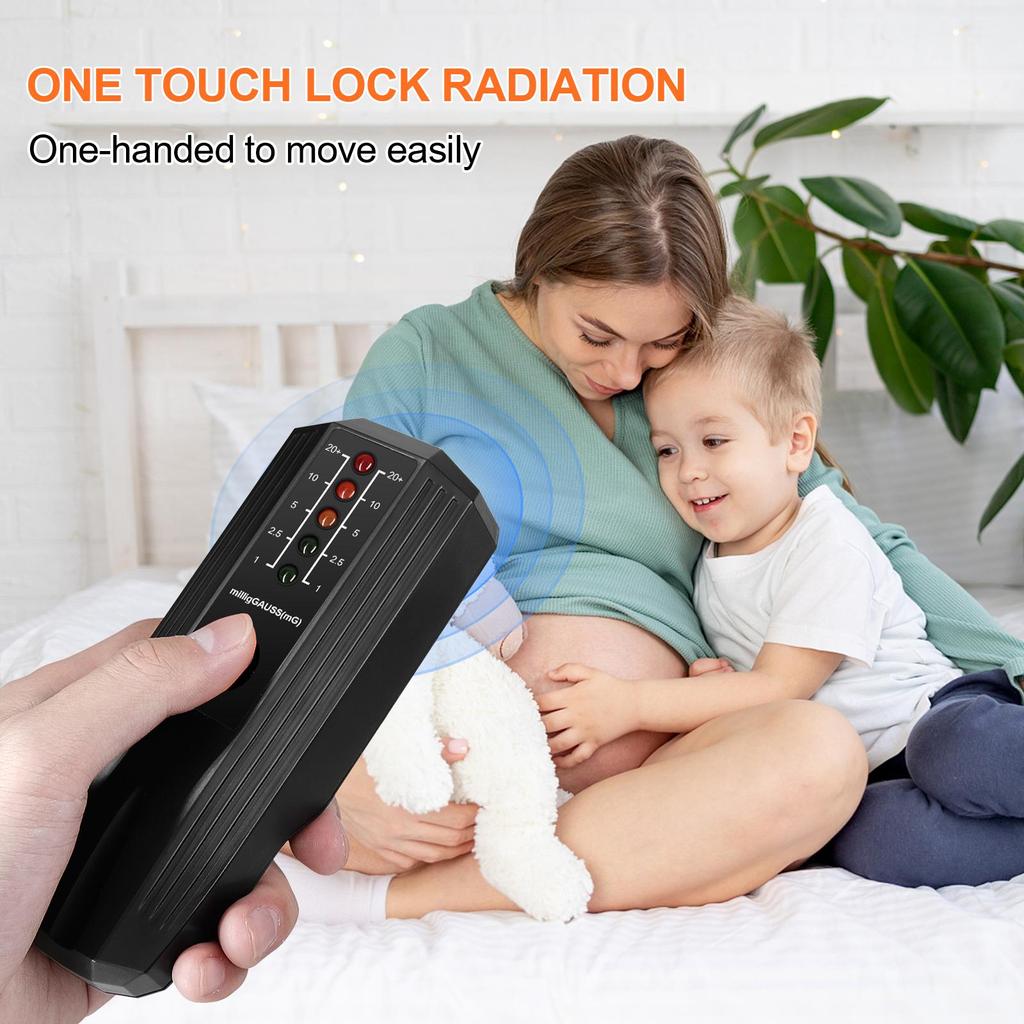 Handheld EMF Meter Portable Electromagnetic Radiation Detector Household Laboratory Hospital