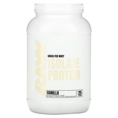 Grass Fed Whey Isolate Protein, Vanilla, 1.63 Lb (740 G)