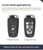 Car Key Case Cover Shell Bag Auto for Lincoln Continental MKC MKZ MKX Navigator Z Nautilus Aviator Corsair 2017 2018 2019 2022 m1