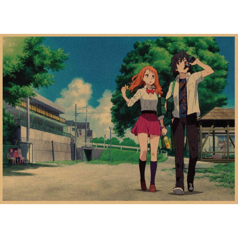 Flower Seen That Day Anime Kraft Paper Poster - Wall Decor