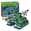My World Deep Sea Temple 21136 Children's Educational Assembly Building Blocks Interlocking Toys 10734