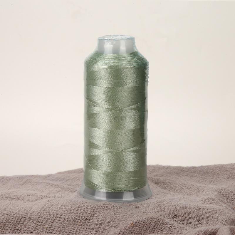 Вышивальная нить из полиэстера 300D: Тонкая бахрома из материала, похожего на ледяной шелк, для шитья и вышивки своими руками.