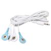4 In 1 Electrotherapy Electrode   Electric Shock Wires Cable for Tens Massager