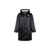 Windproof Warm Mid-Length Casual Hooded Sherpa Cotton Coat Winter Women Coats Black BV3126-010