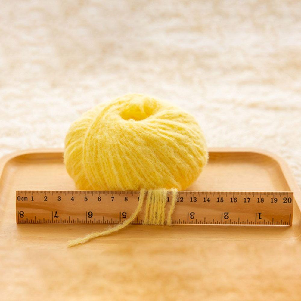 Multicolor Wool Ball Cotton Candy Yarn Ball Woven Material Wool Thread  for Knitting Doll Hair Clip