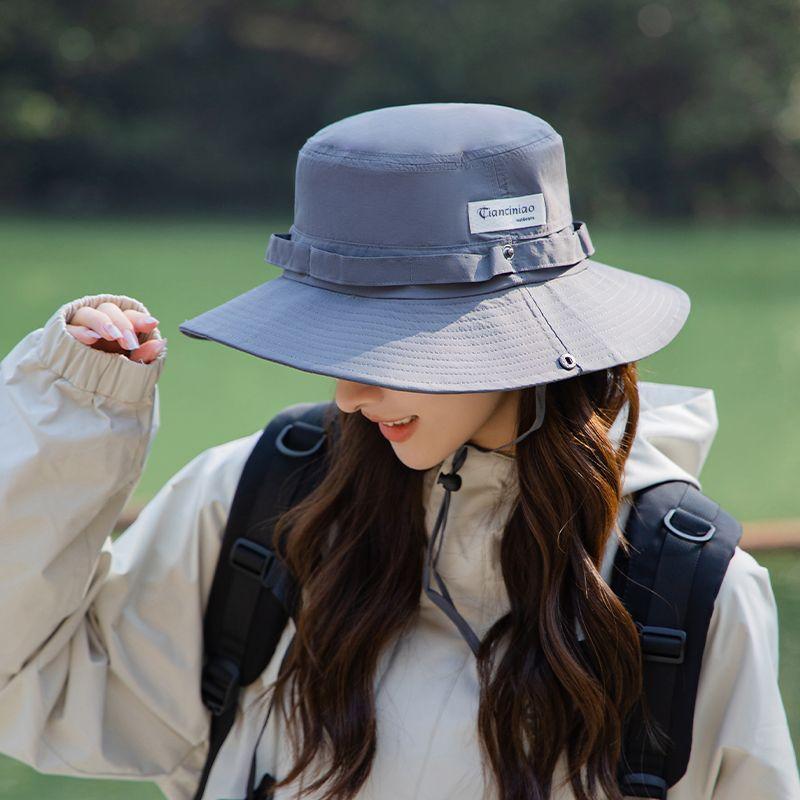 Солнцезащитная водонепроницаемая шляпа-ведро с завязками на шнурке для спорта, быстросохнущая, летняя шляпа для альпинизма