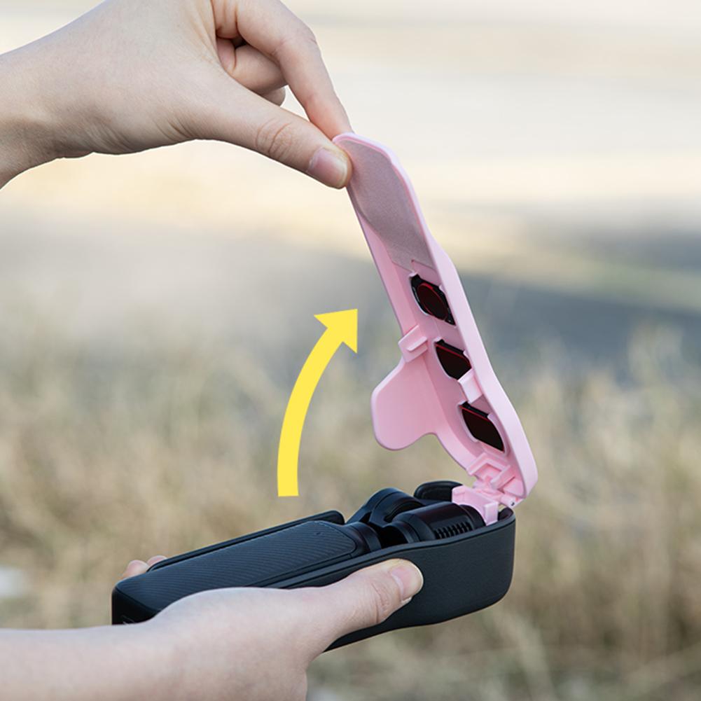 Для DJI Osmo Pocket 3 Защитный чехол Противоударный Противопадение Откидная крышка Чехол с быстрой фиксацией Защитный корпус Аксессуары для камеры