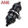 Car Aluminum Inline Fuel Filter E85 Ethanol with 100 Micron Inlet -6 AN / Outlet