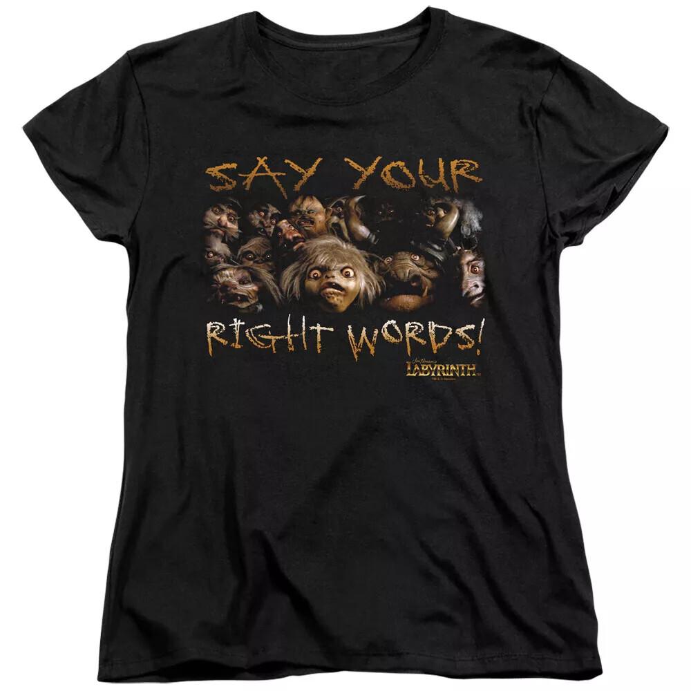 Labyrinth "Say Your Right Words" Women's T-Shirt Unisex T-Shirt
