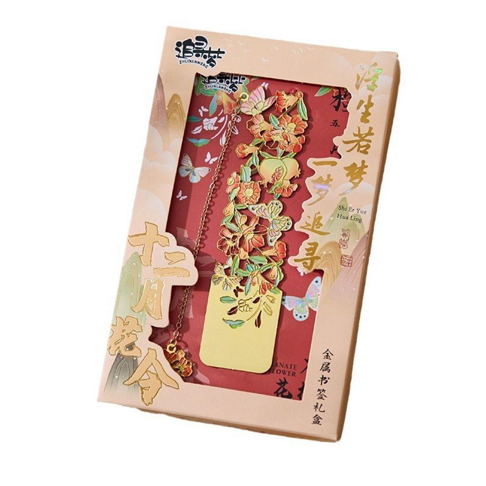 Кисточки Полые Закладки Цветочный Стиль Цветочные Закладки Ретро Металлические Закладки Школьные Канцелярские Принадлежности